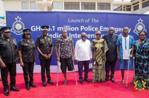 Akufo-Addo at the launch of the Police emergency fund