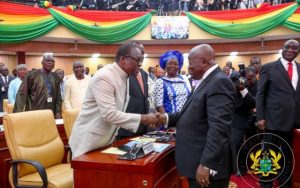 Alban Bagbin and Akufo-Addo