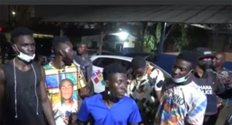 Young men at Nima