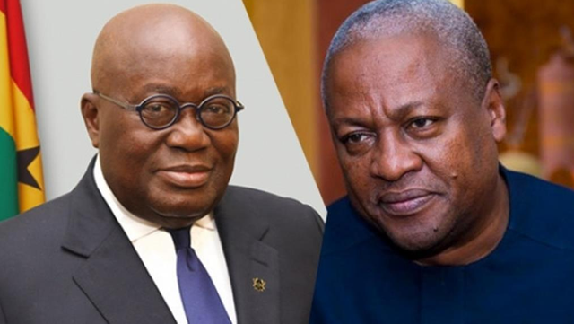 Nana Addo and John Mahama