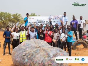 GRIPE and partners buy plastic waste at the plastic buyback initiative centre at Buokrom