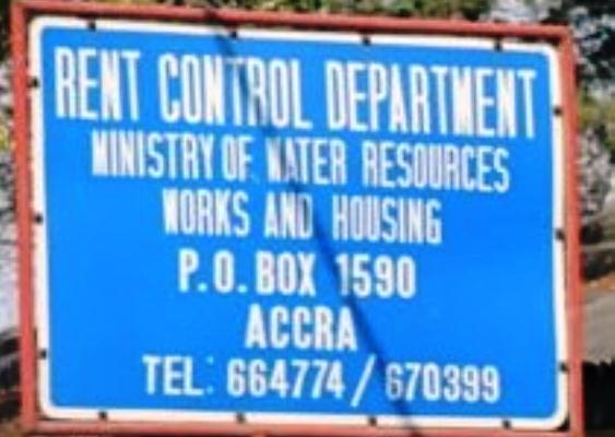 rent-control department signage