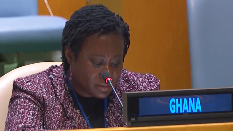 Carolyn Oppong-Ntiri - Ghana's Deputy Permanent Representative at the United Nations