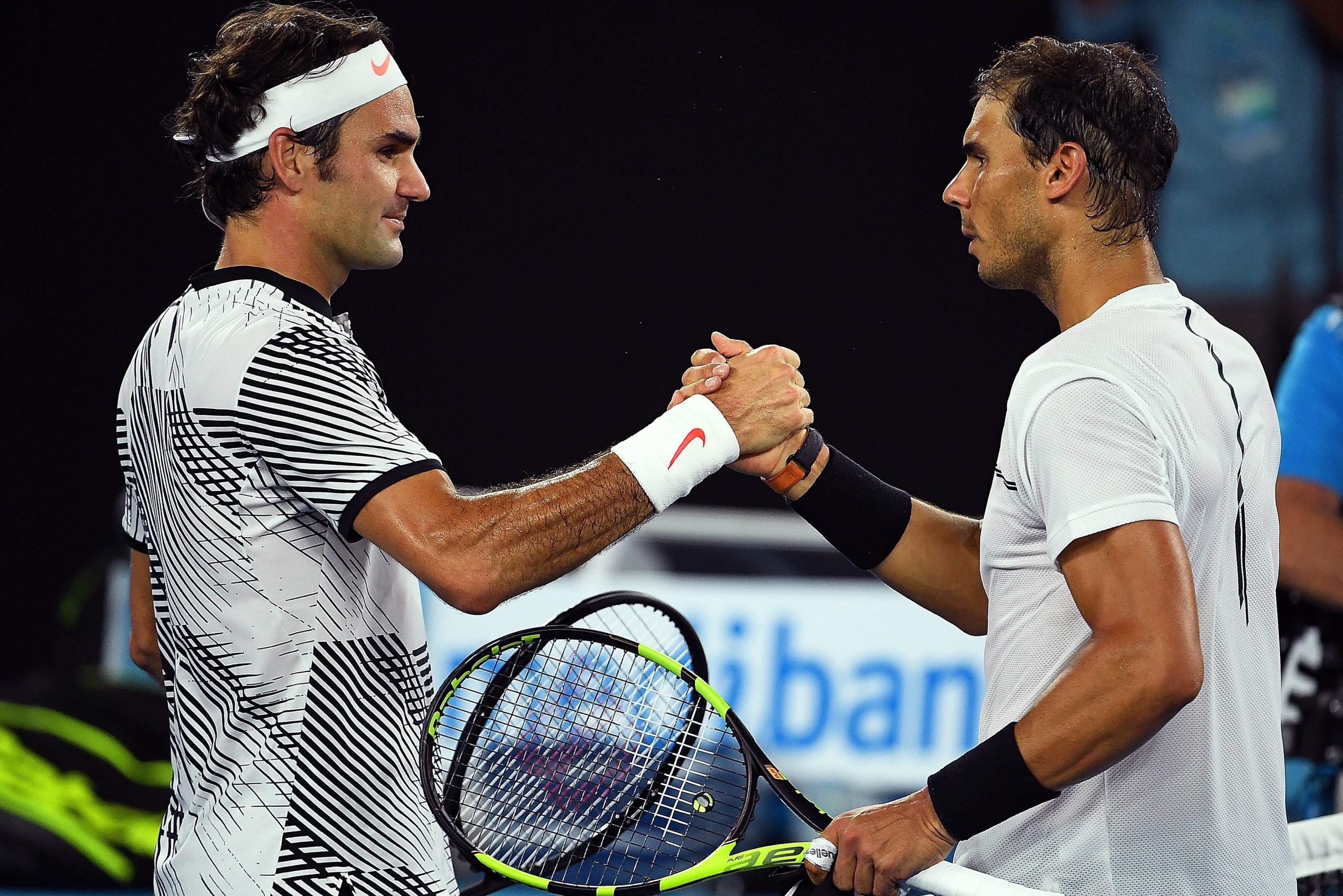 Rafael Nadal and Dan Evans