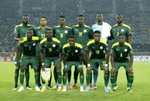Senegal national team picture ahead of a world cup qualifying playoff against Egypt