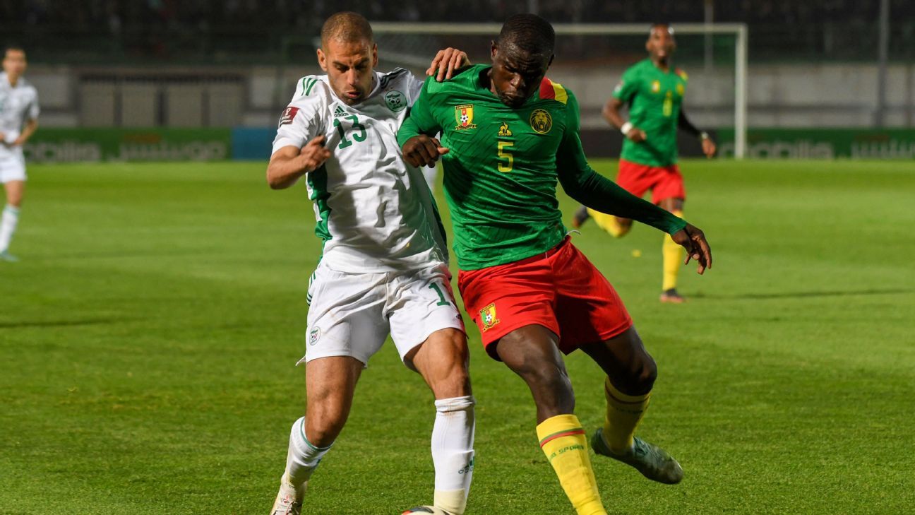 Algeria versus Cameroon