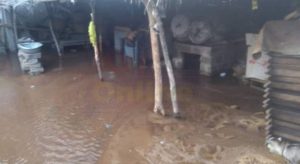tidal waves flood homes