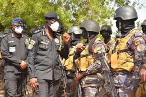 George Dampare and other police officers