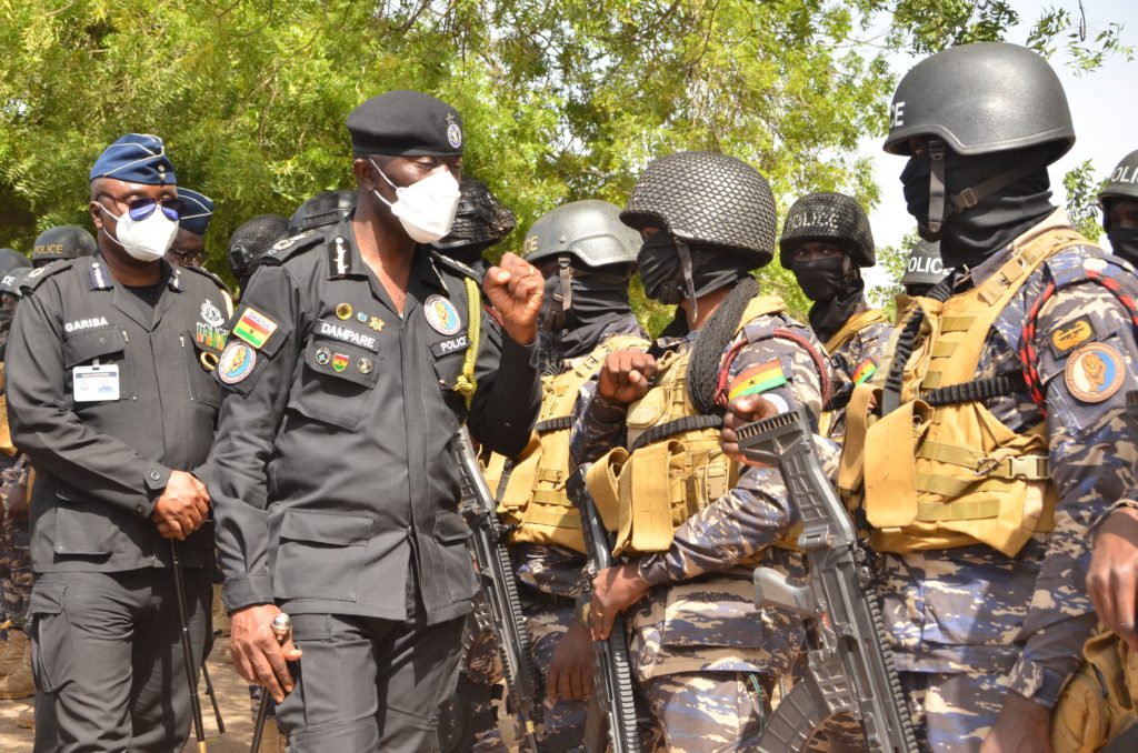 George Dampare and other police officers