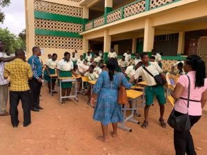 Students and staff of Tolon SHS