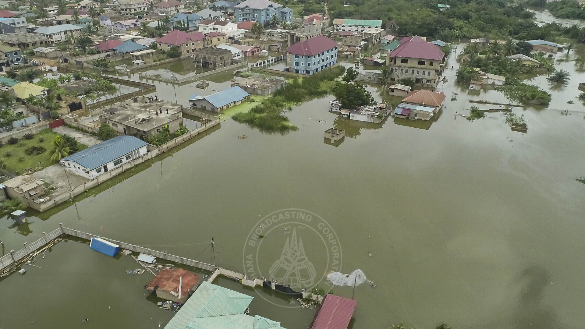 Weija dam floods community