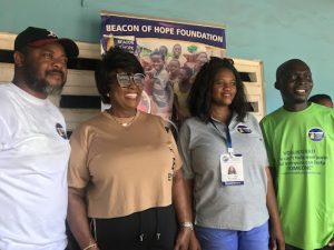 Beacon of Hope donate to Tetegu flood victims