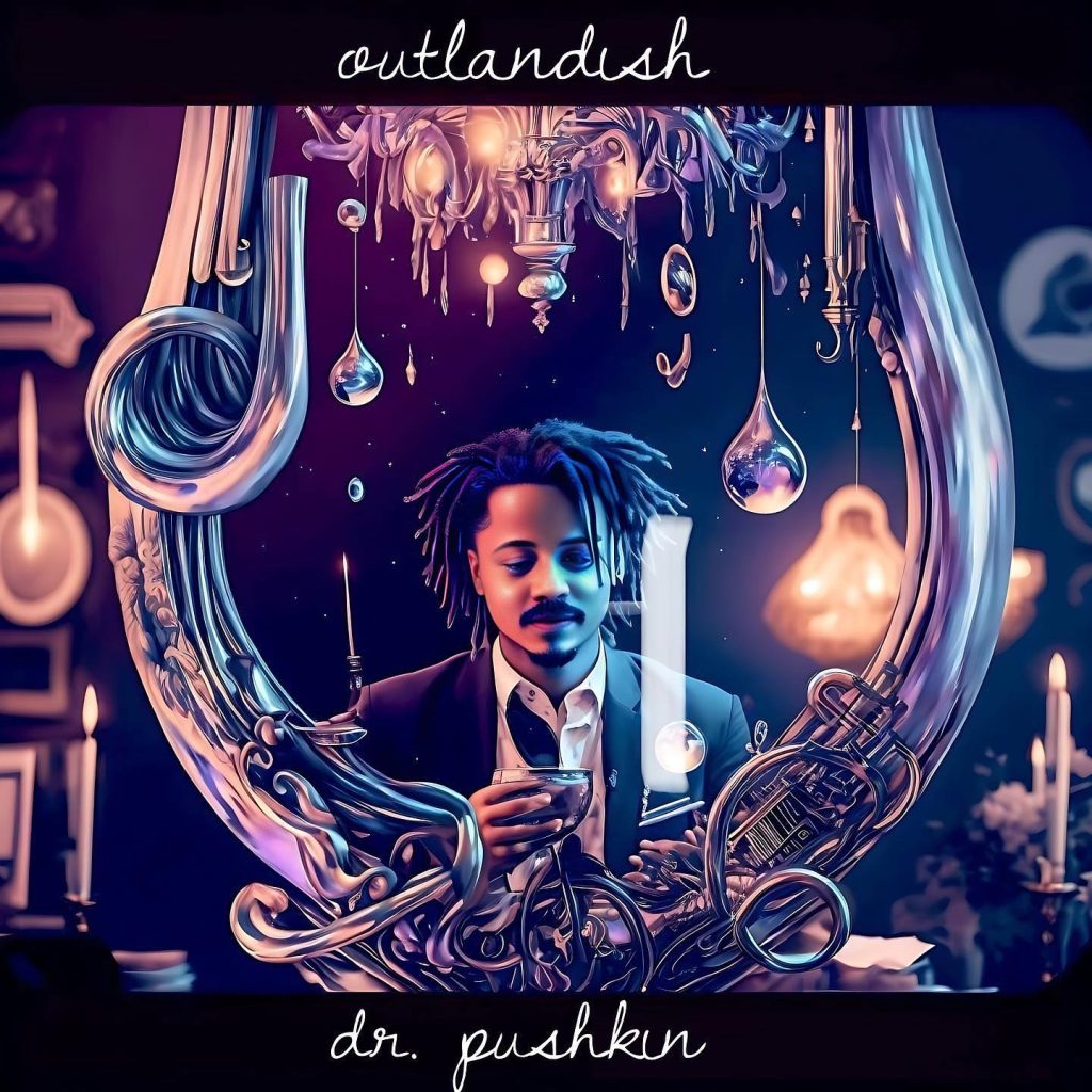 Dr Pushkin's Outlandish album cover art concept